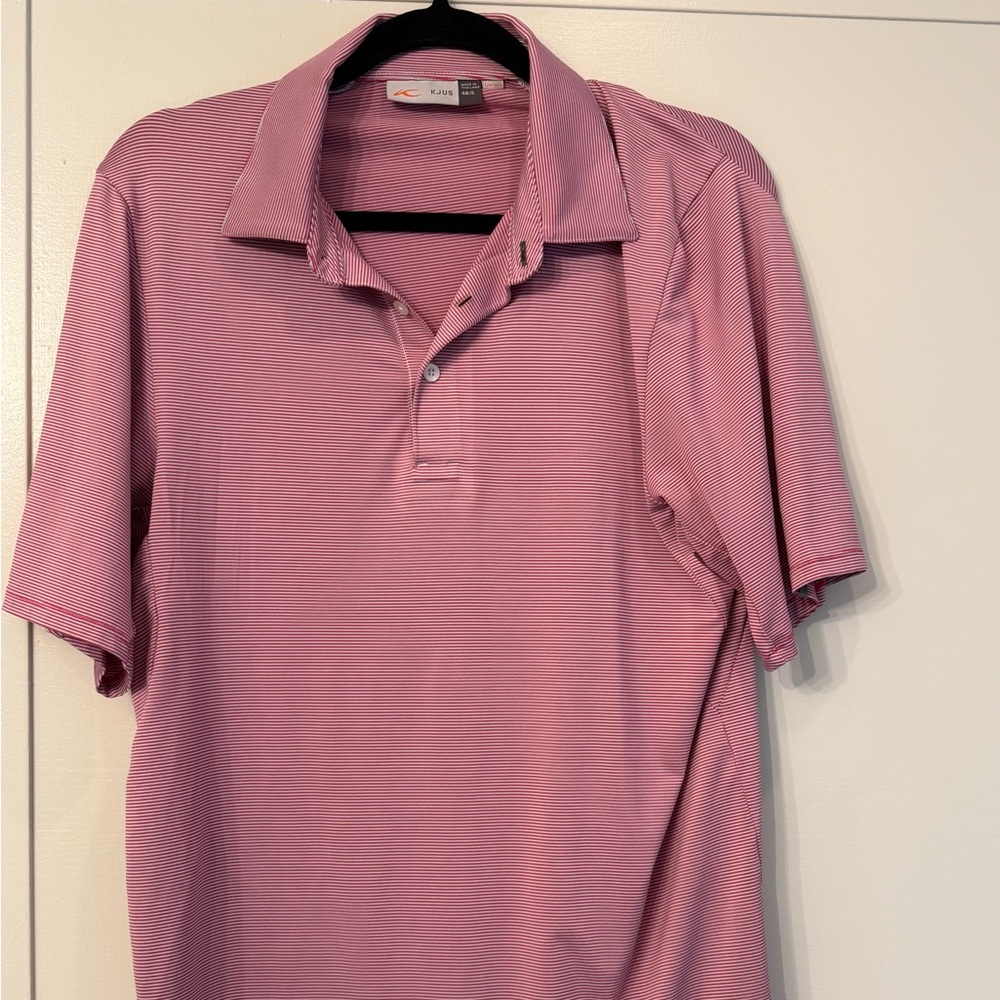 Kjus Red Golf Polo mens small